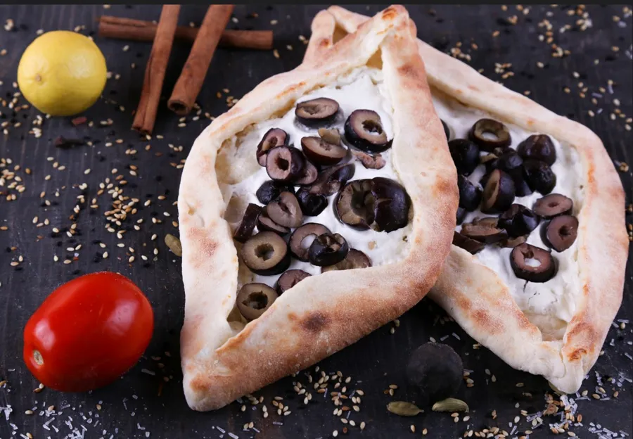 Labneh with Olives Manoucheh