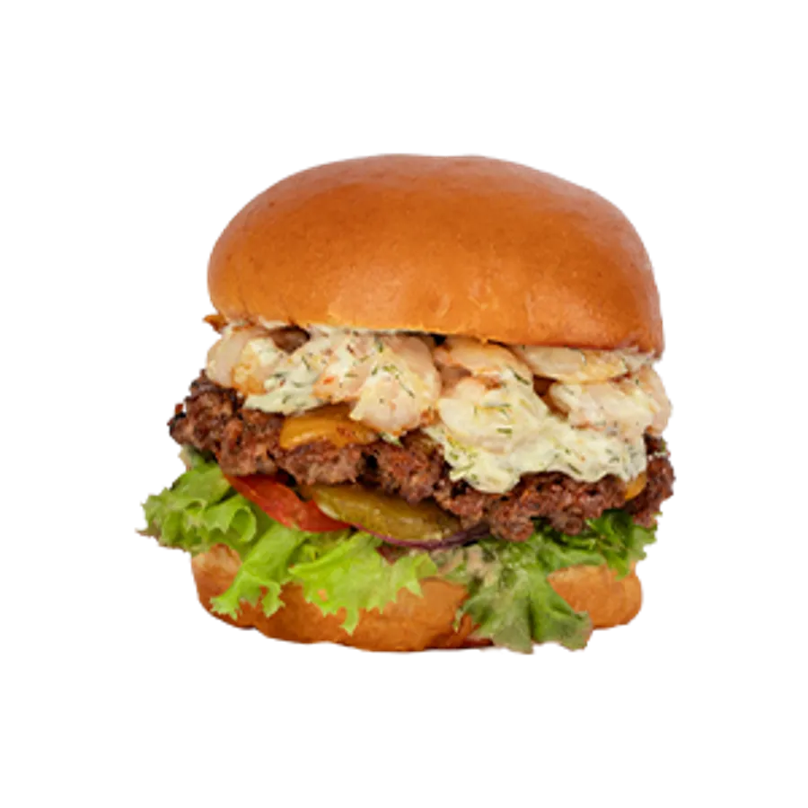 Angus & Shrimp Burger