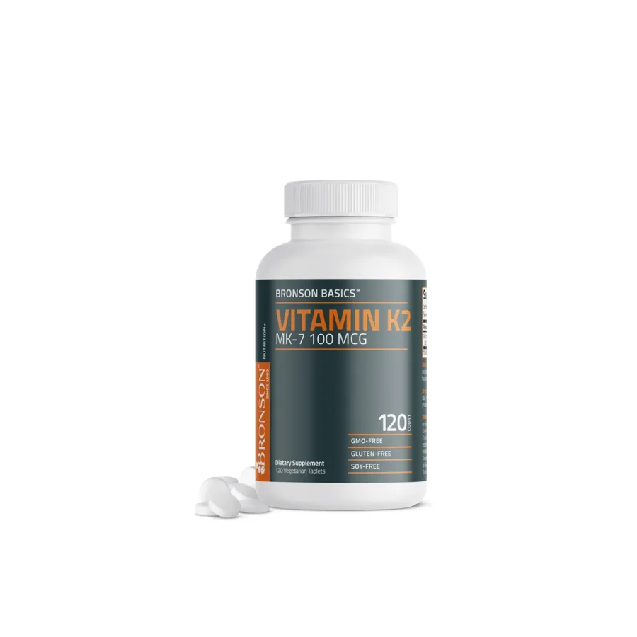 Bronson, vitamin K2 , 200MCG60 tablets