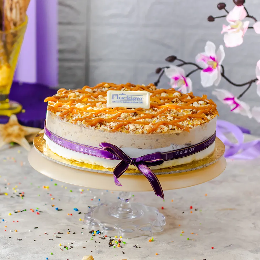 Salted Caramel Ice Cream Cake