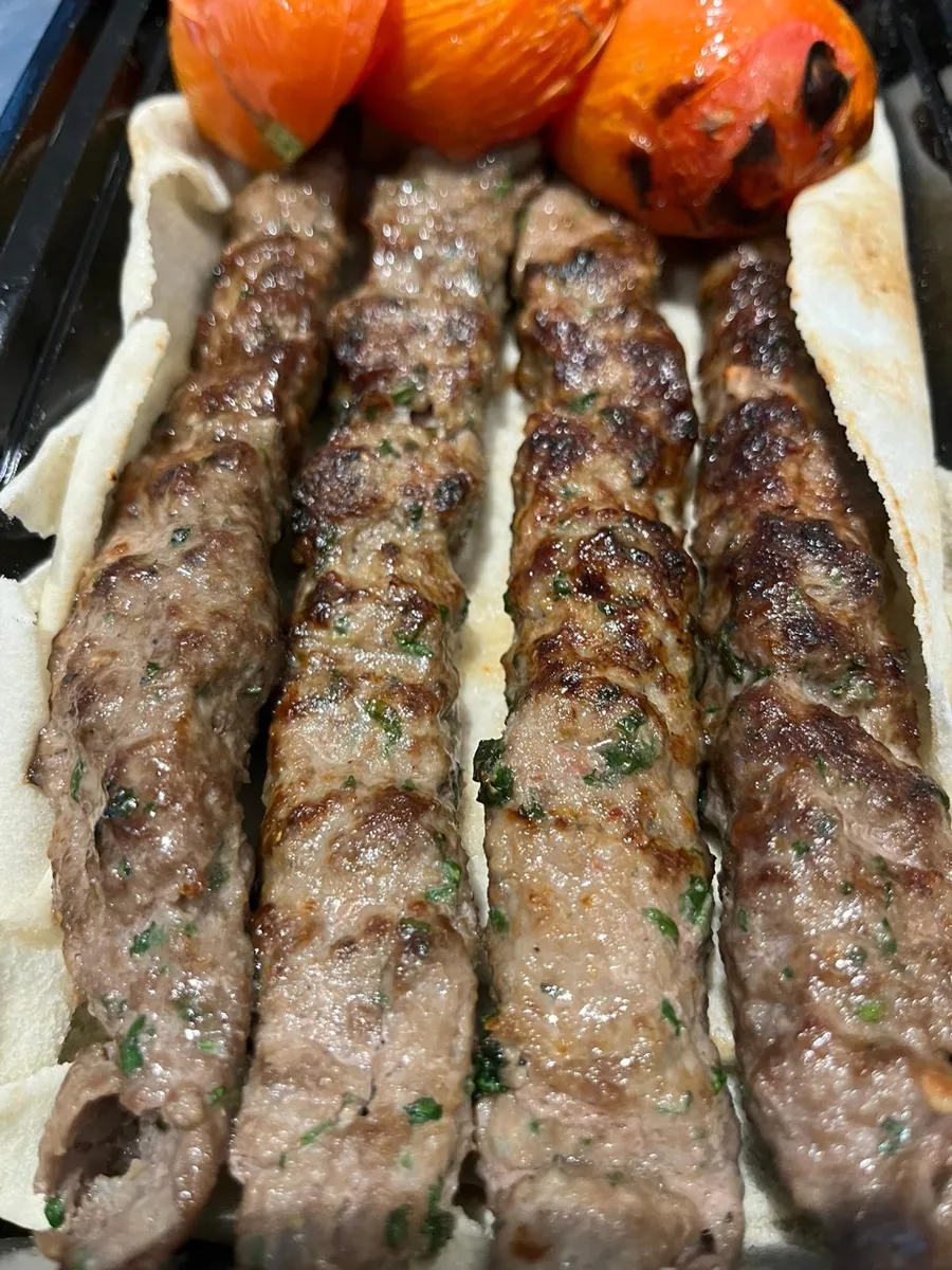 KEBAB PLATTER with Hummus