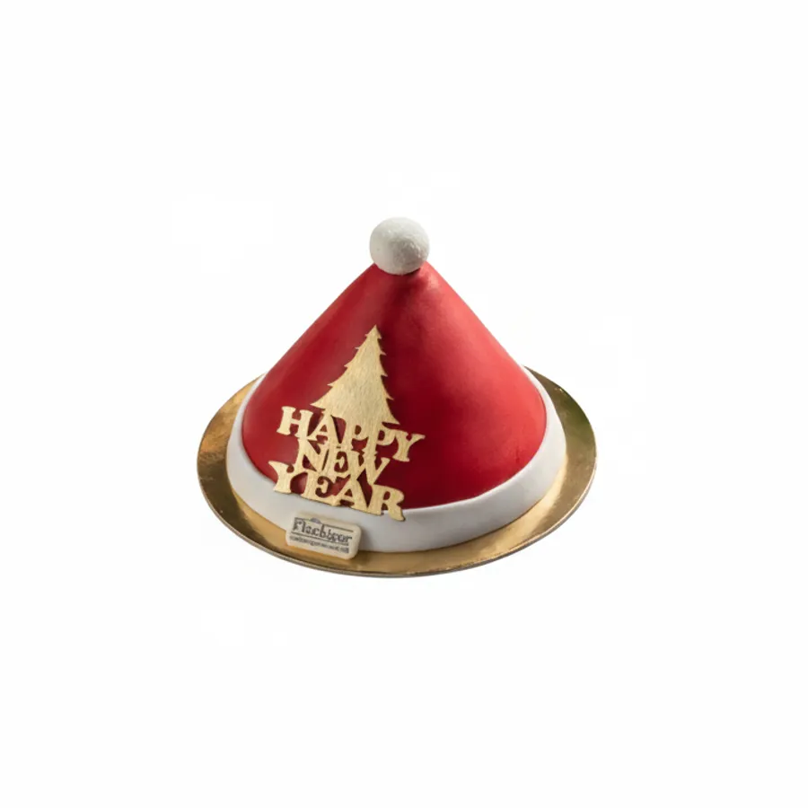 Santa Hat Christmas Cake