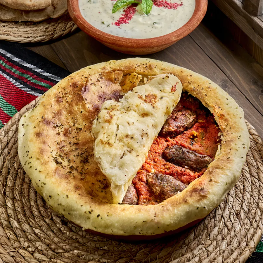 Kouftah with Eggplant