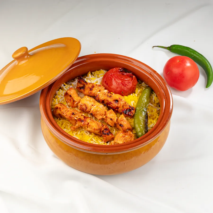 Shish Tawouk With Rice