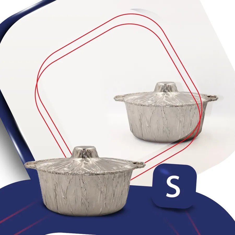 ALUMINIUM FOIL POT SMALL NO.1 - 1 PIECE