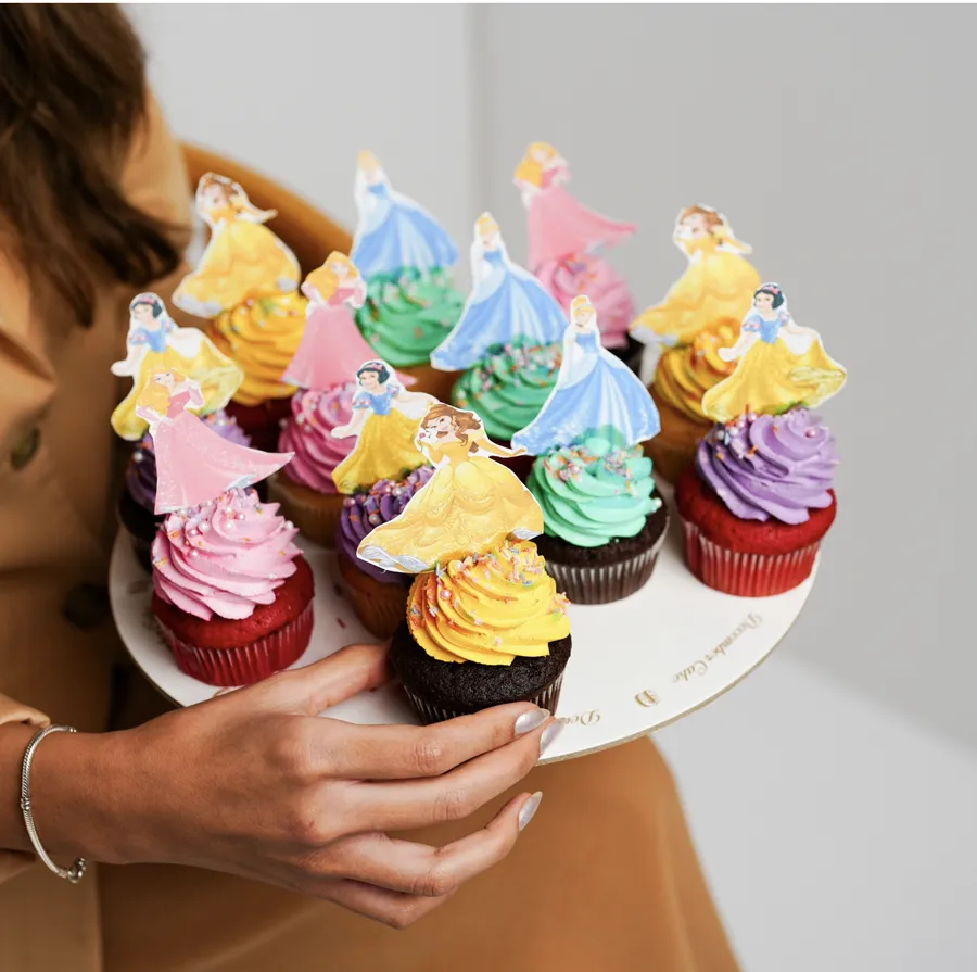 Cup cake princess mix chocolate vanilla