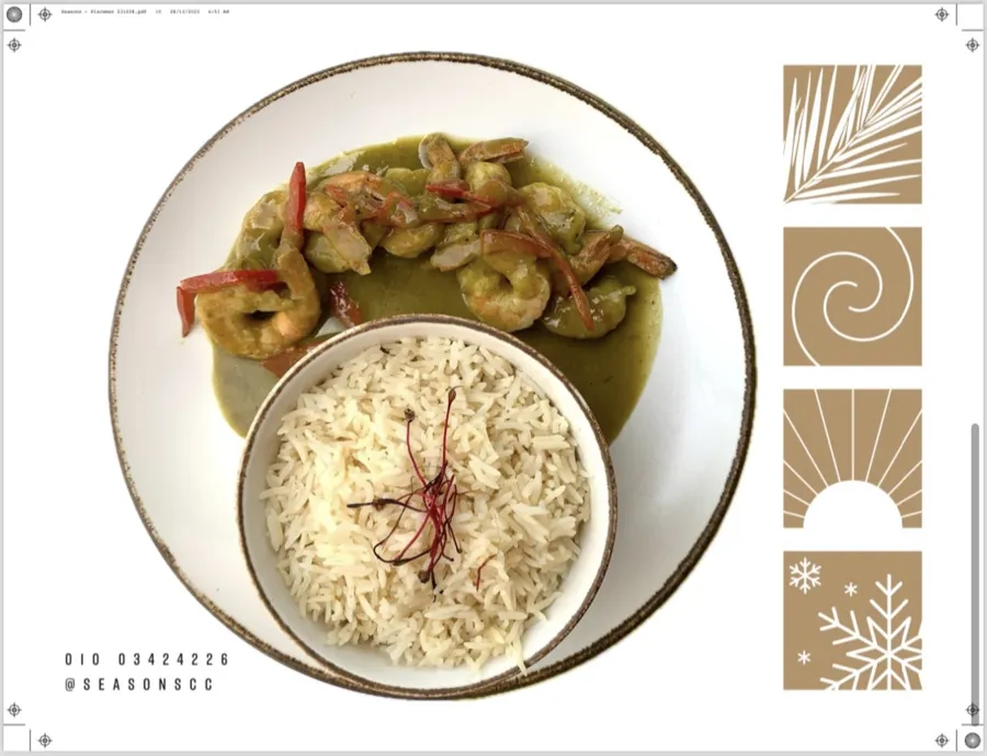THAI COCONUT CURRY SHRIMP