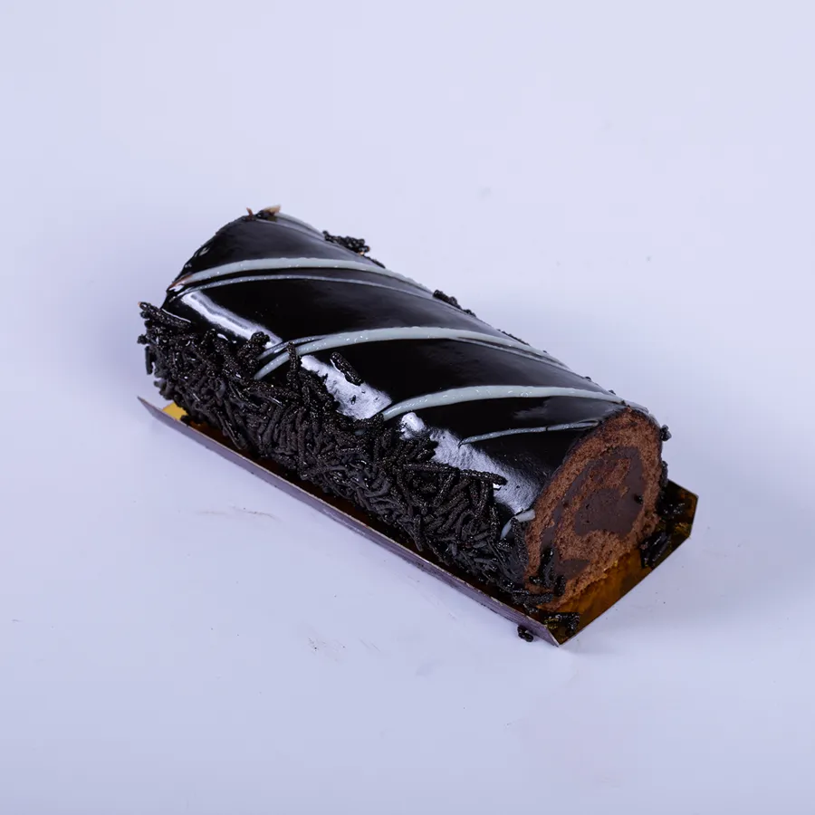 Chocolate Swiss Roll Gateaux