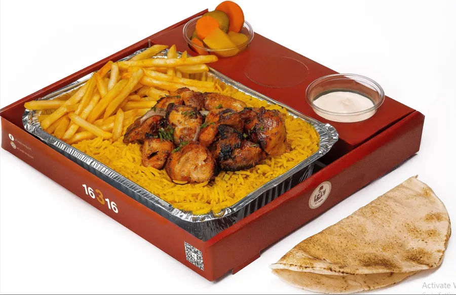 وجبة شيش طاووق