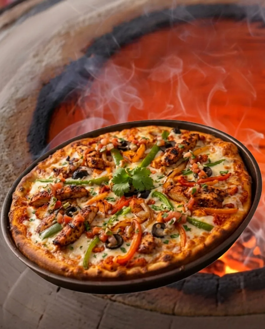 Chicken Fajita - Pizza Naan