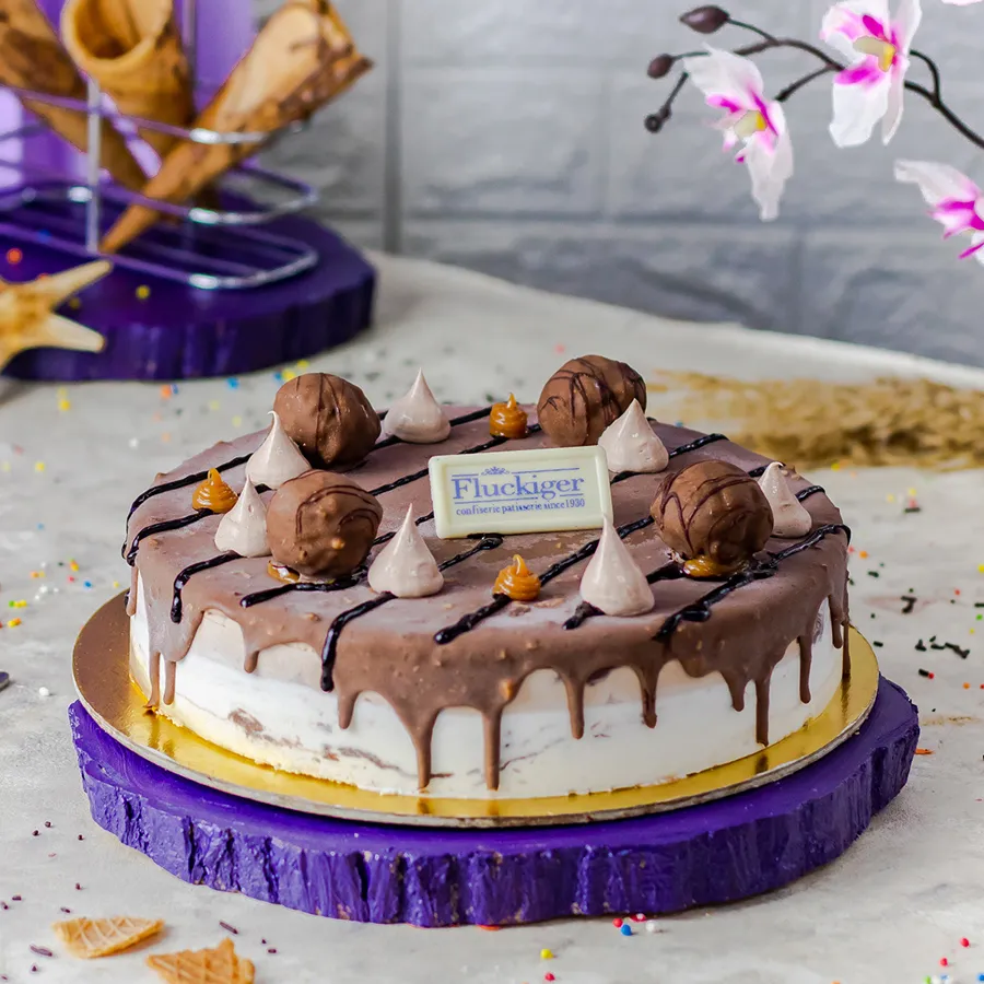 Rocher Ice Cream Cake