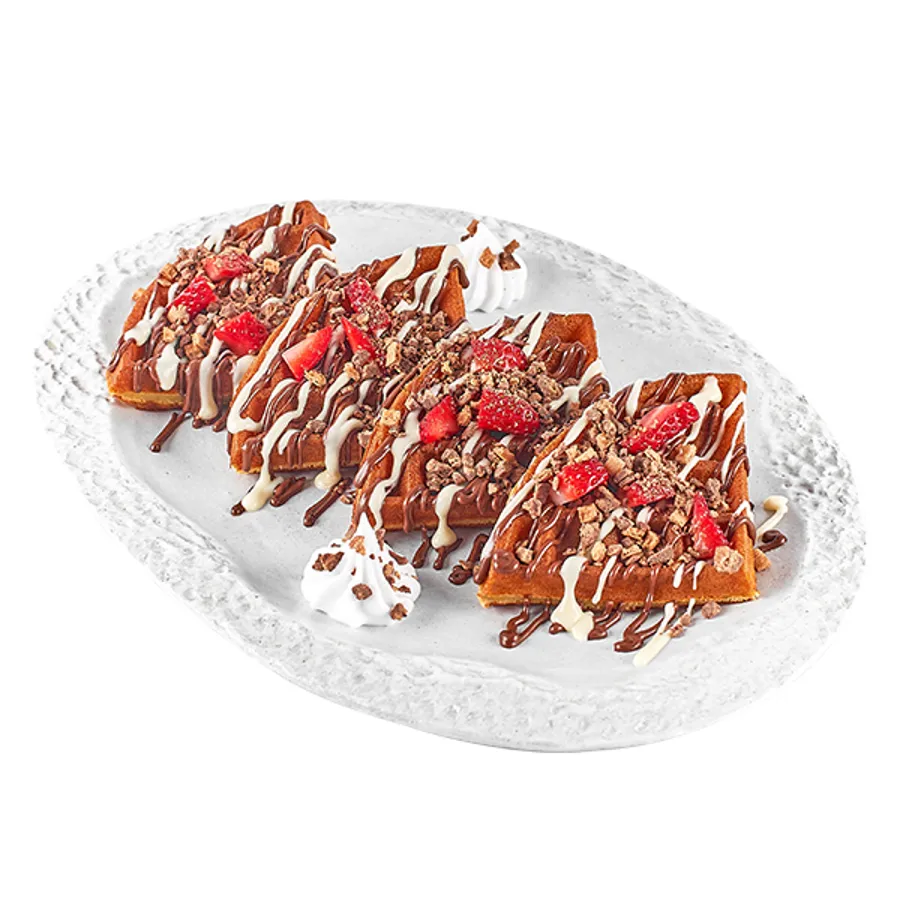 Strawberry Kit Kat Belgian Waffle - Enjoy It