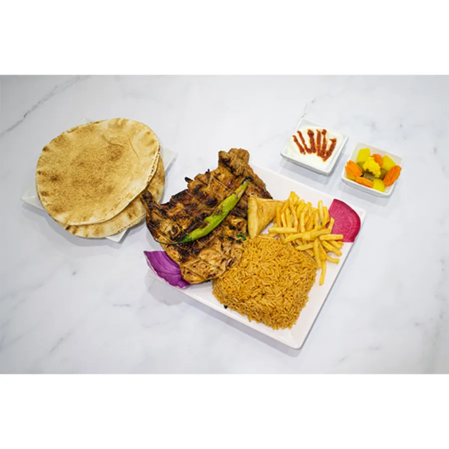 Half Grilled Chicken Meal (Masheb)