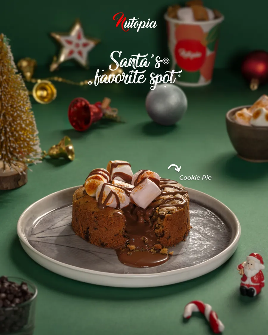 Nutella Cookie pie