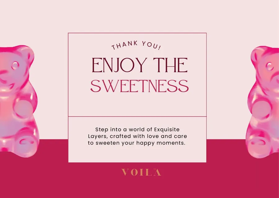 Enjoy the sweetness