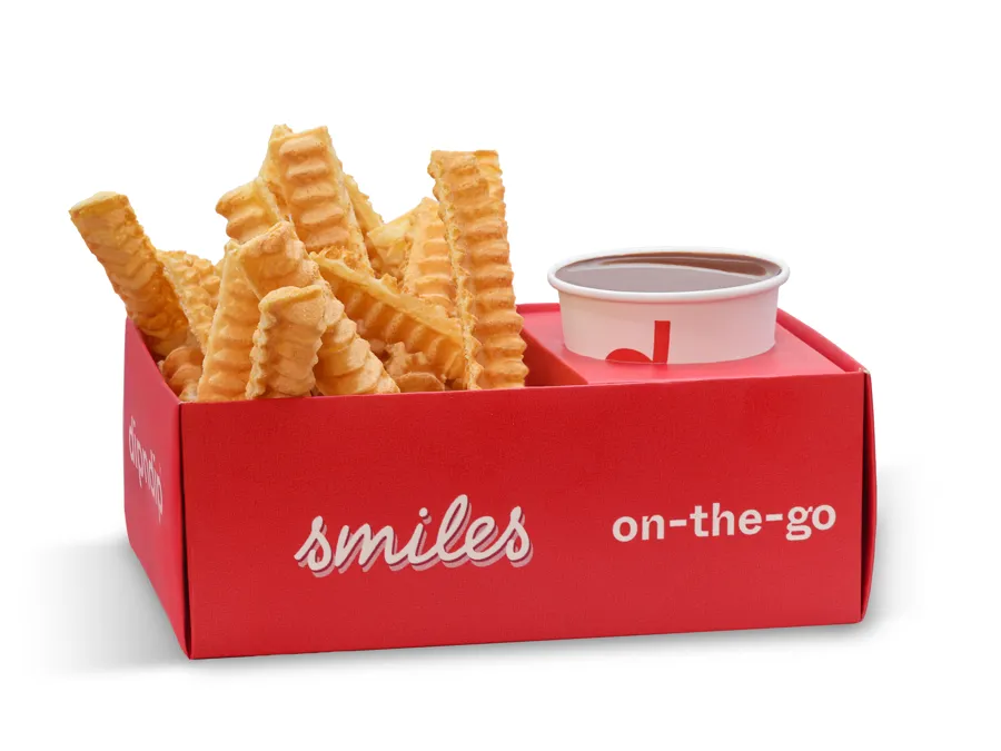 Waffle fries box
