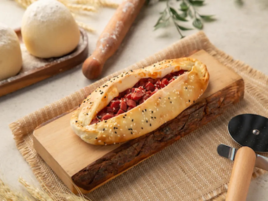 Sausage, Ketchup, Mayonnaise.