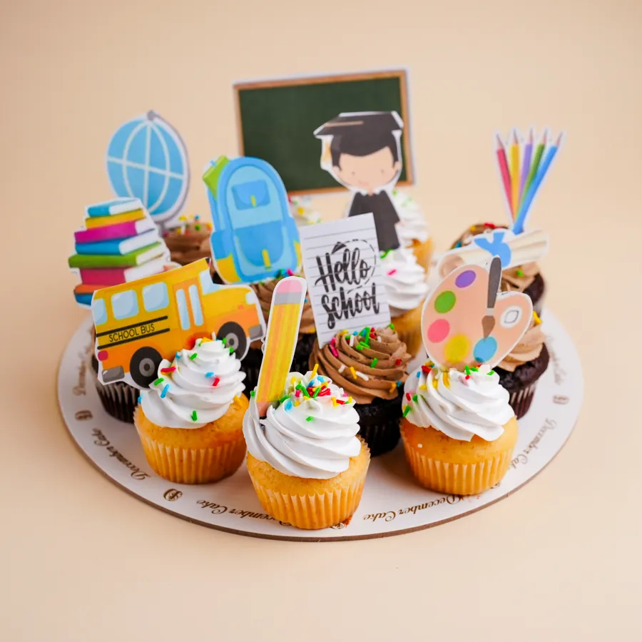 Cup cake back to school
