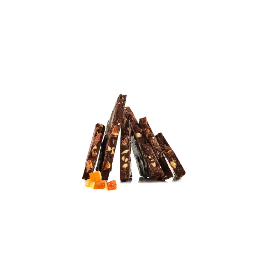DARK CHOCOLATE WITH ORANGE & ALMOND