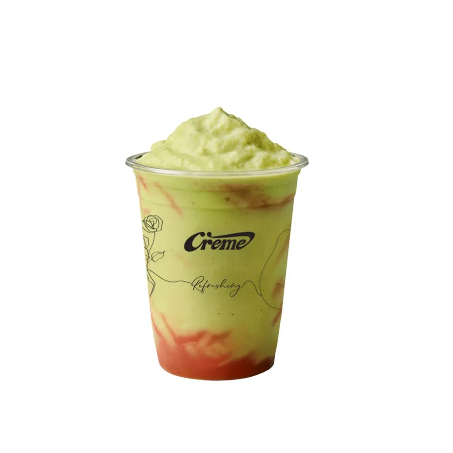Strawberry Matcha Frappe