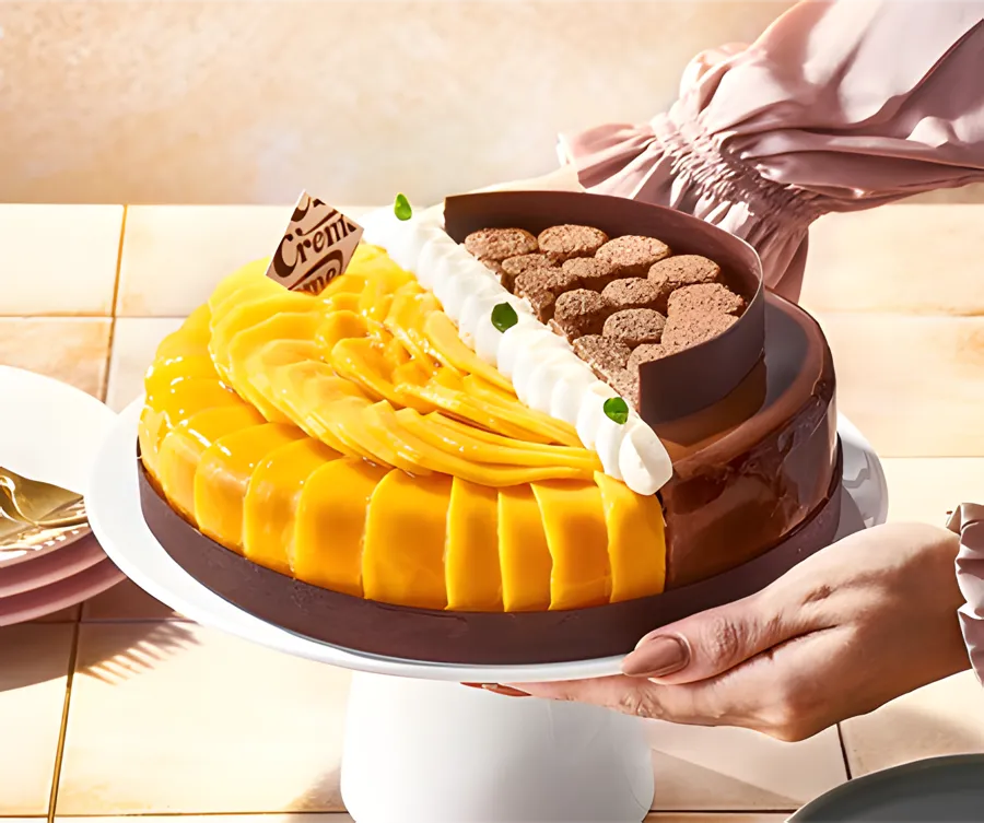 Choco Mango Cake