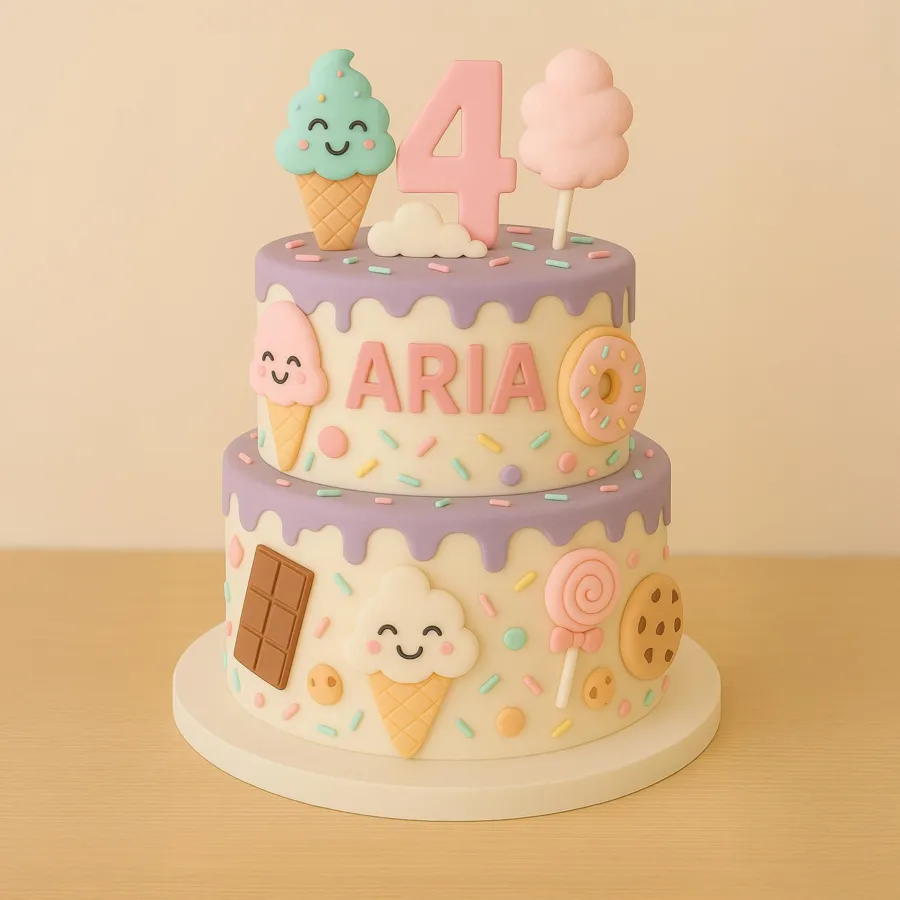 Sweet Candy Cake