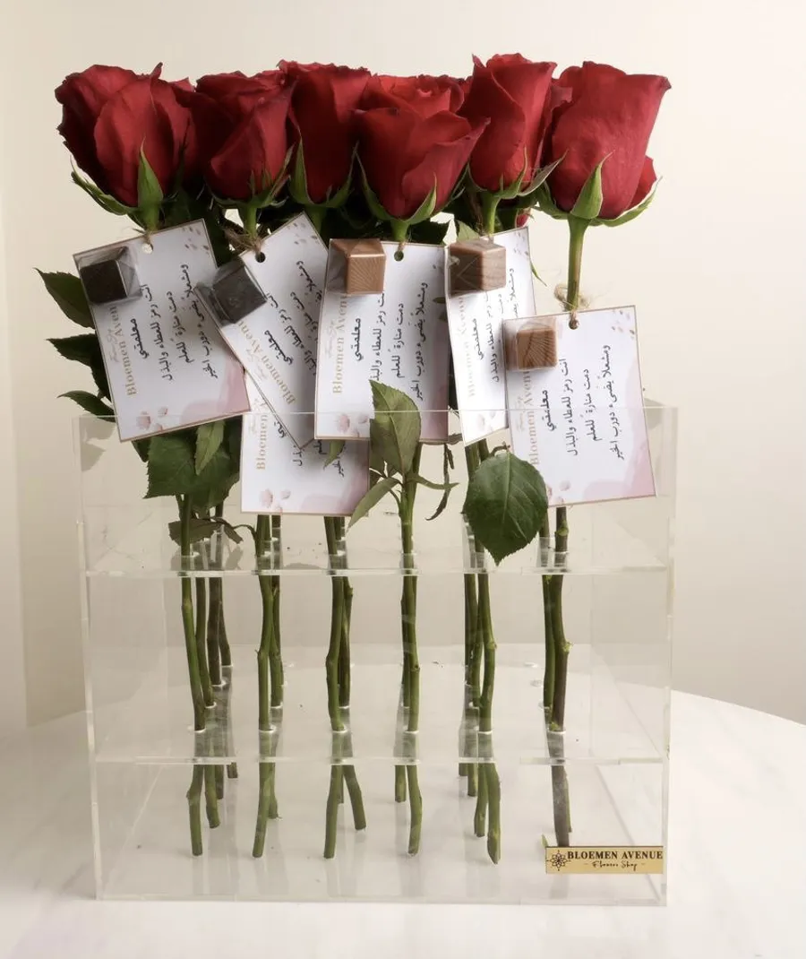 flowers box with Chocolate c7