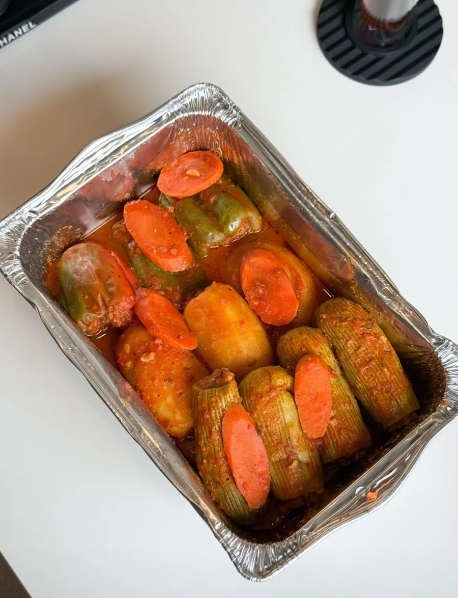 Mixed stuffed vegetables