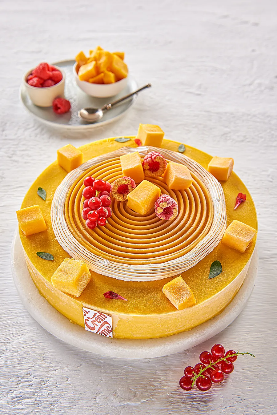 Mango Berry Ice Cake