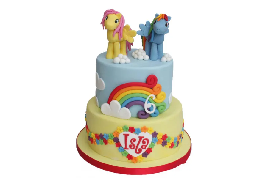 Rainbow Unicorn Sponge Cake