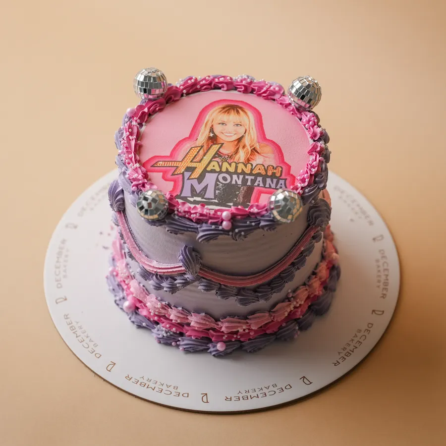Photo purple cake cream 6inch