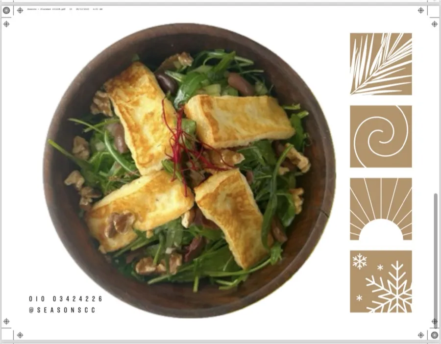 HALOUM AND ROCKET SALAD