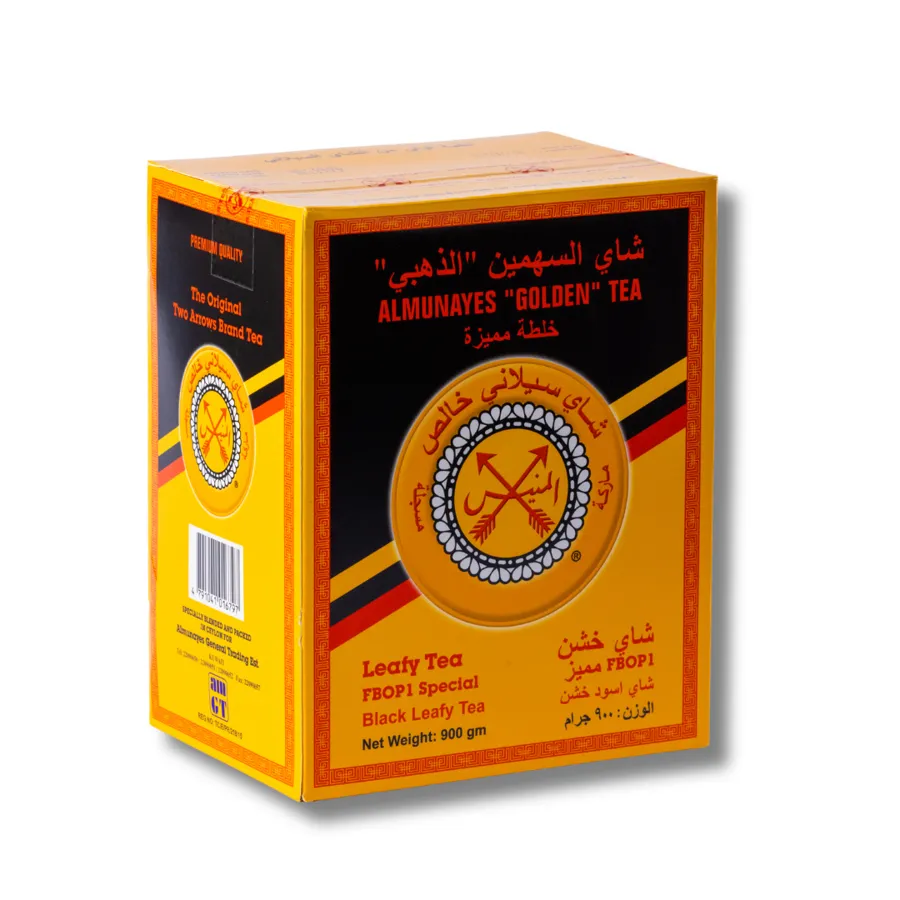 Almunayes Black Leafy Tea FBOP1 ( Golden Package 1.800GM)