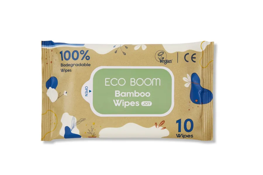 Eco Boom Bamboo Baby 10 Wipes