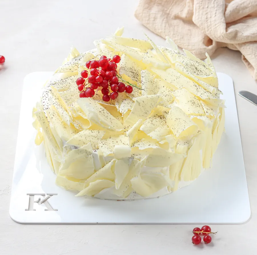 white forest cake