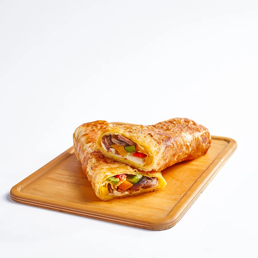 Eggs with Sausage Roll