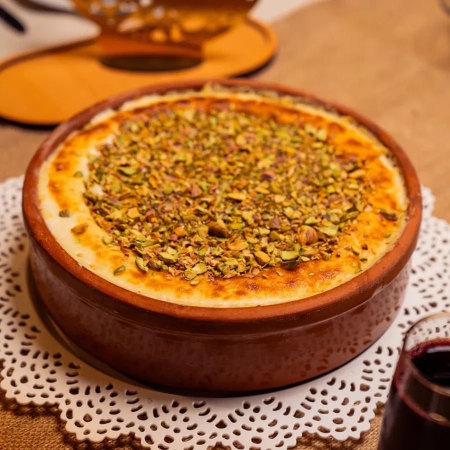 Large Om Ali Pistachio