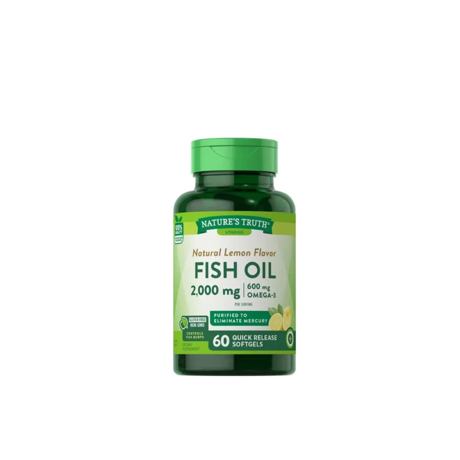 NATURE'S TRUTH, fish oil 2000 mg, 60 softgels