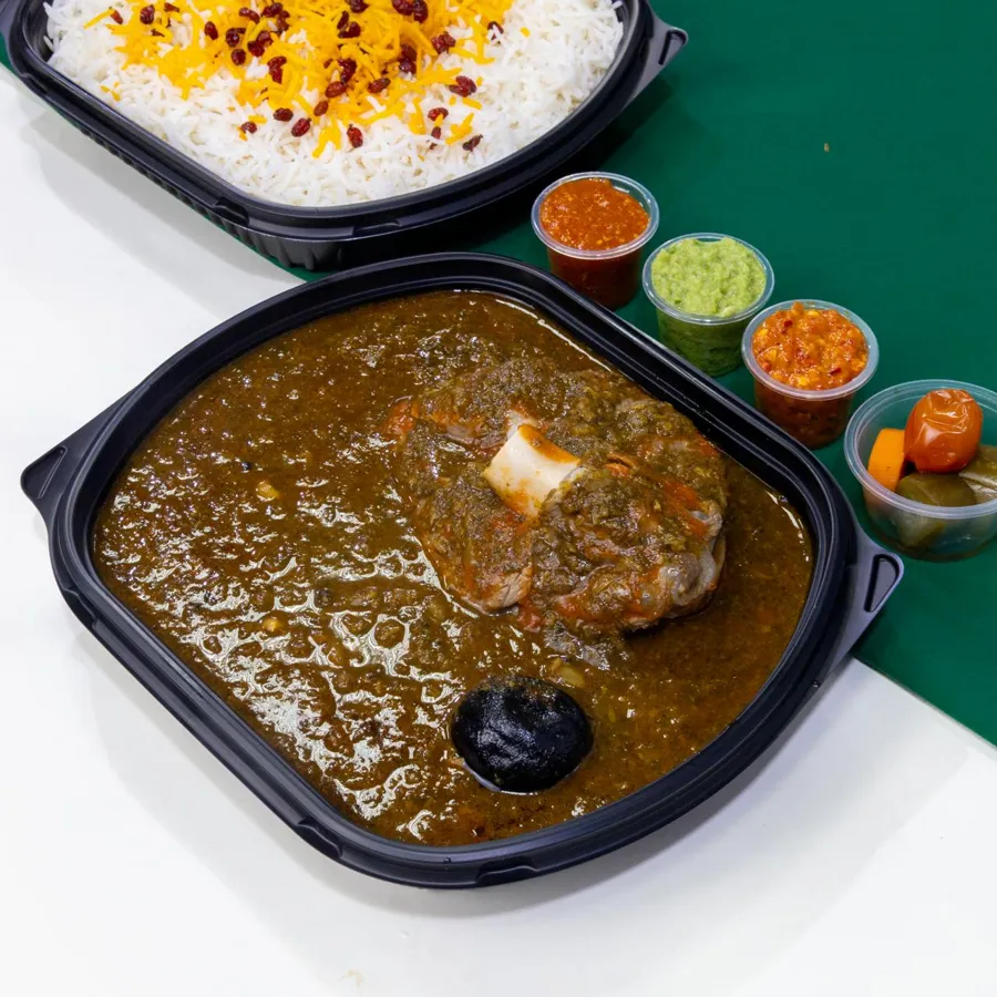 Marag Meat Shabzi With Rice