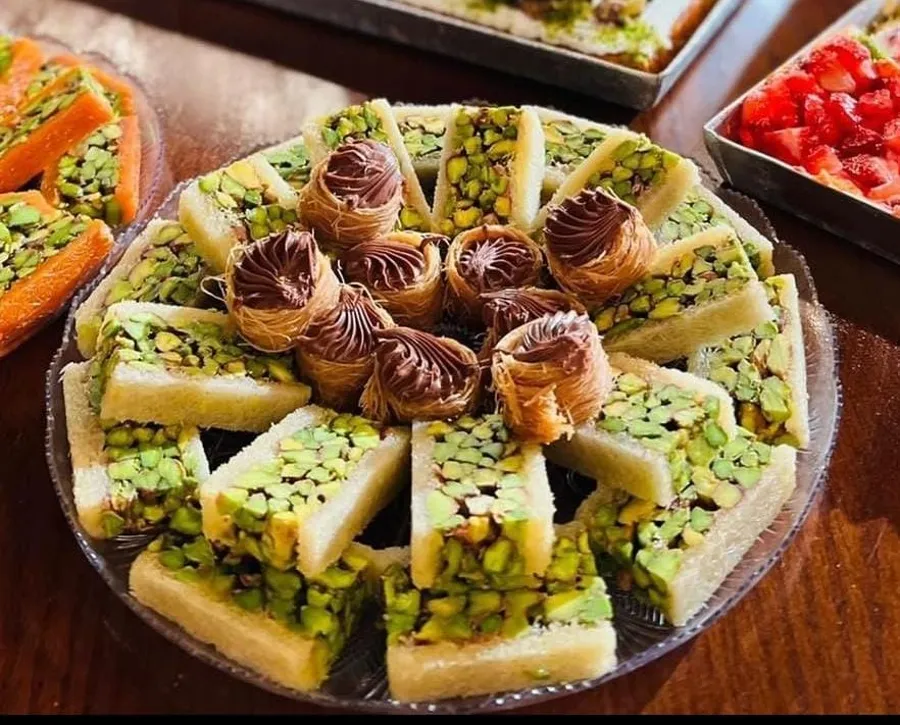 كنافة بللورية فستق