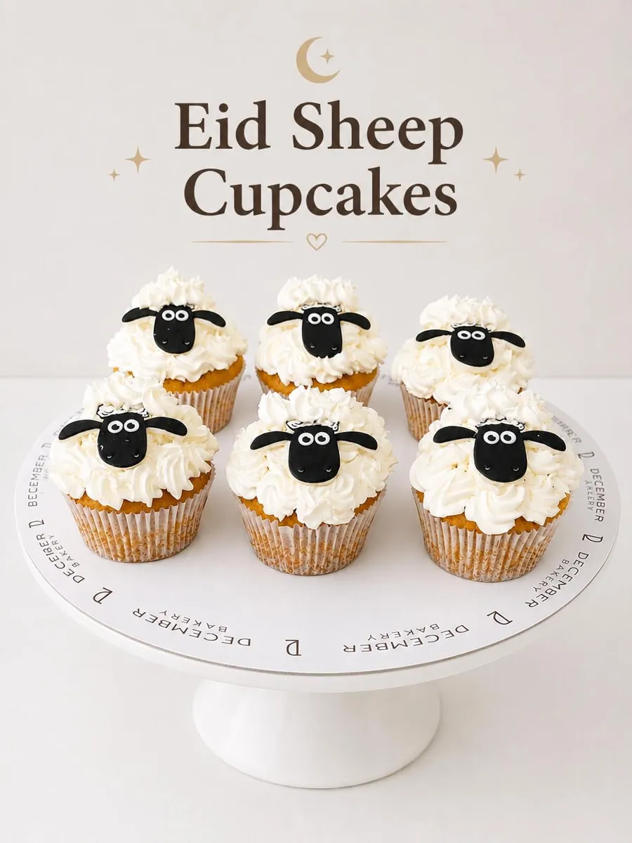Eid sheep cup cake 6inch