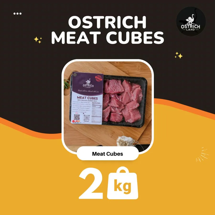 2KG Meat cubes 