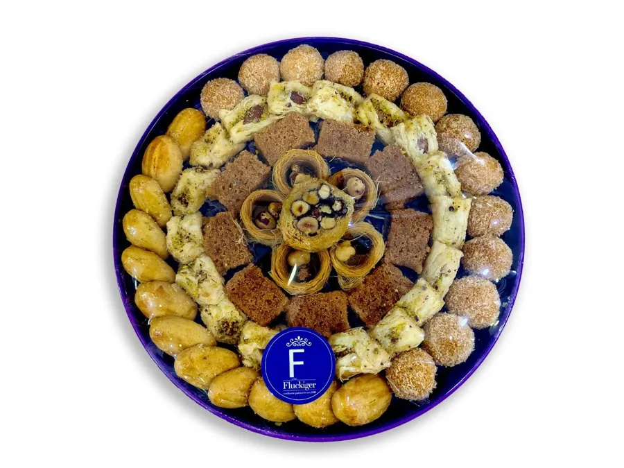 Oriental Sweets metal plate