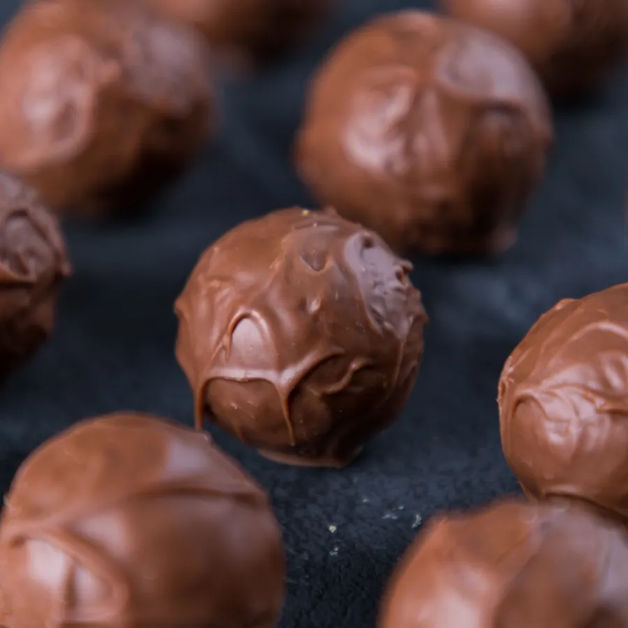 salted milk chocolate truffle
