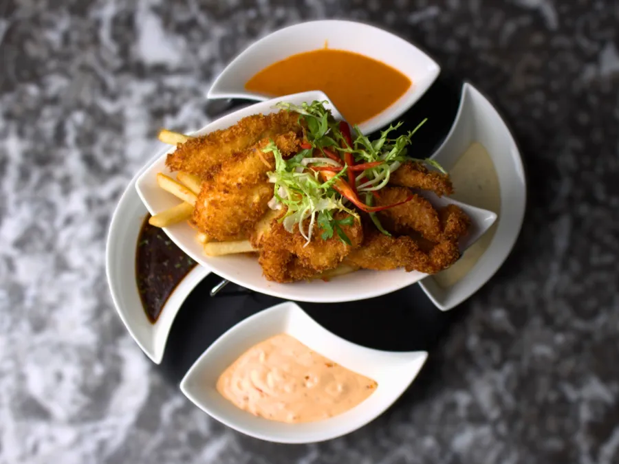 CRISPY LOBSTER FONDUE