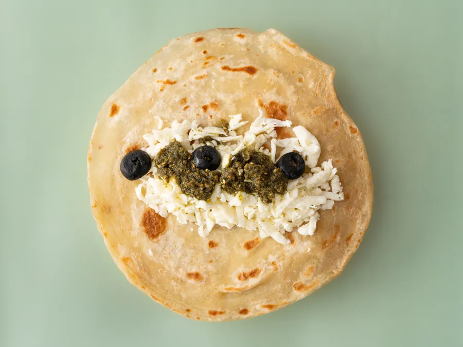 Halloumi Chapati