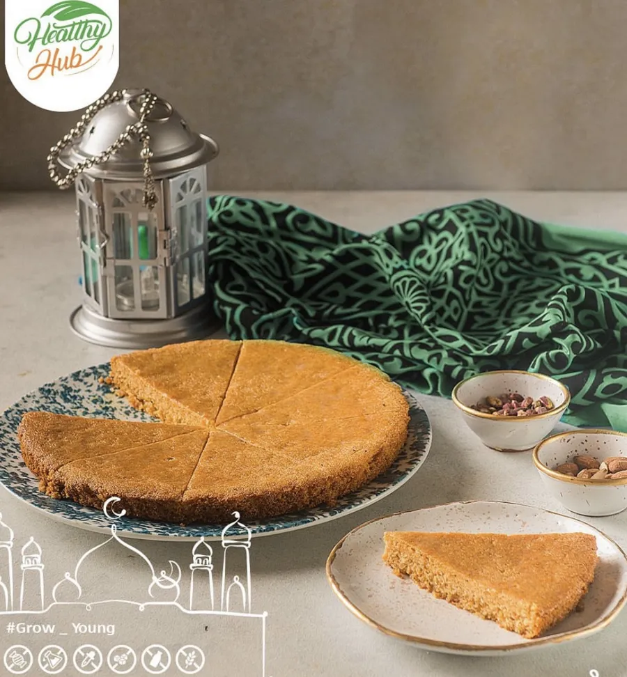 بسبوسه مكسرات (كيتو)