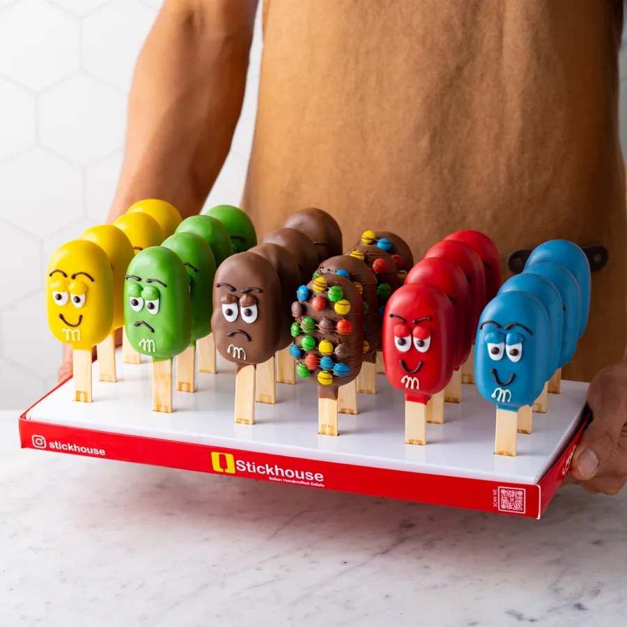 Cake stick M&M Box