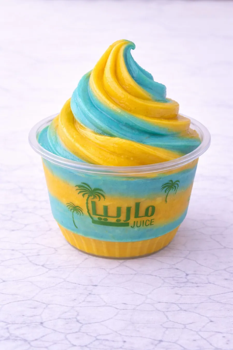 Mix mango einstein ice cream