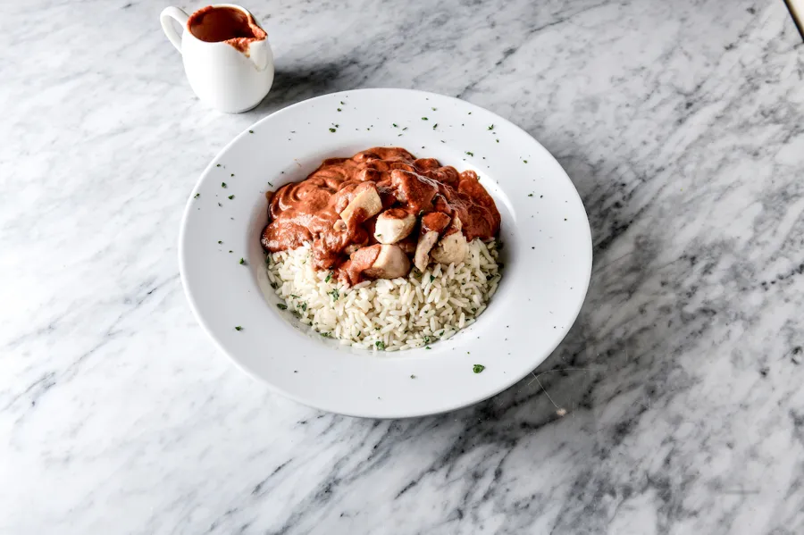 Butter Chicken With Rice